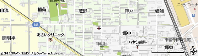 愛知県一宮市今伊勢町新神戸郷中11周辺の地図