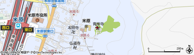 青岸寺周辺の地図