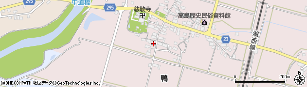 滋賀県高島市鴨2156周辺の地図