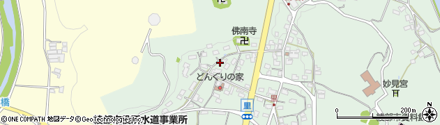 京都府綾部市里町（向屋敷）周辺の地図