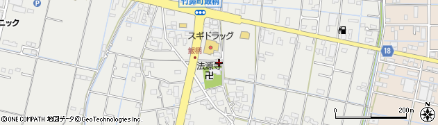 岐阜県羽島市竹鼻町飯柄周辺の地図