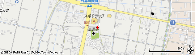 岐阜県羽島市竹鼻町（飯柄）周辺の地図