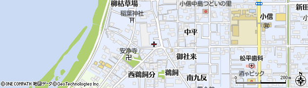 越野時計店周辺の地図