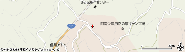 長野県下伊那郡阿南町南條116周辺の地図