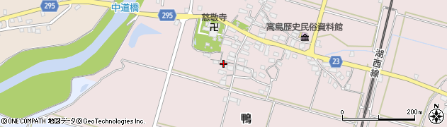 滋賀県高島市鴨2114周辺の地図