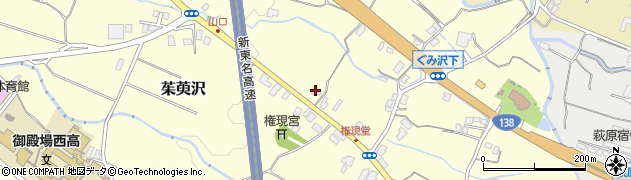 静岡県御殿場市茱萸沢261-3周辺の地図