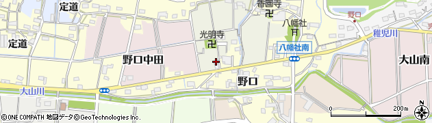 愛知県小牧市野口惣門11周辺の地図