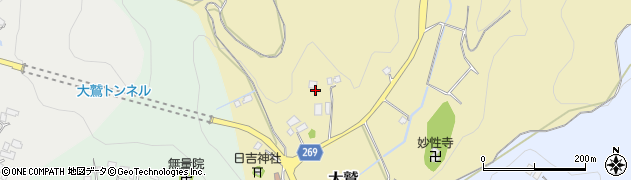 千葉県君津市大鷲周辺の地図