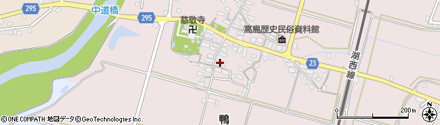 滋賀県高島市鴨2610周辺の地図