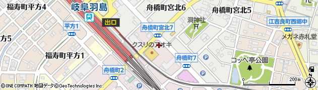 ＪＡぎふ羽島中央周辺の地図