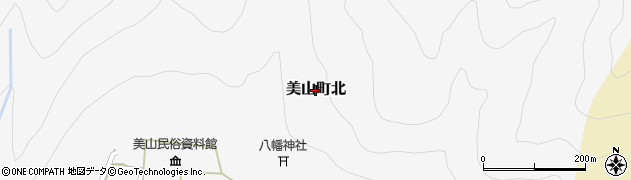 京都府南丹市美山町北周辺の地図