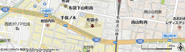 江南市立布袋小学校周辺の地図