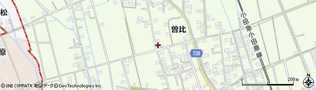 神奈川県小田原市曽比2672周辺の地図