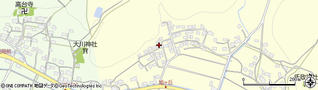 京都府綾部市位田町岼54周辺の地図