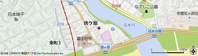 神奈川県平塚市唐ケ原61周辺の地図