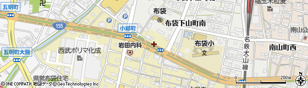 愛知県江南市小郷町手保ノ木周辺の地図
