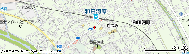 和田河原駅周辺の地図