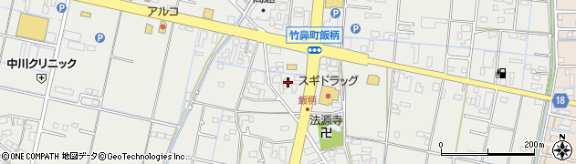 岐阜県羽島市竹鼻町飯柄257周辺の地図