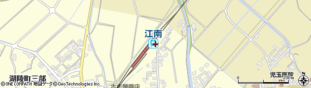 江南駅周辺の地図