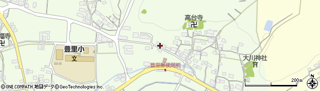 京都府綾部市栗町（土居ノ内）周辺の地図