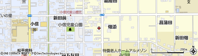 愛知県一宮市開明（畑添）周辺の地図