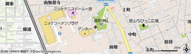愛知県一宮市今伊勢町本神戸宮山4周辺の地図