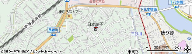 日本端子株式会社　大磯工場周辺の地図