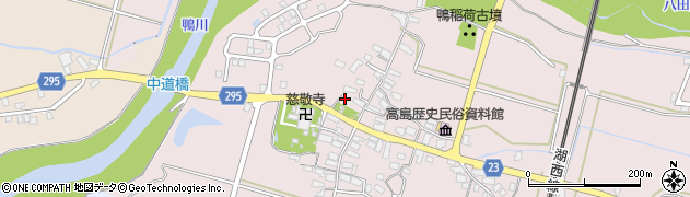 滋賀県高島市鴨2308周辺の地図