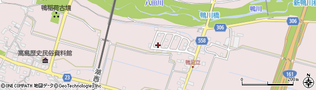 滋賀県高島市鴨1409周辺の地図