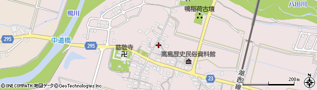 滋賀県高島市鴨2292周辺の地図