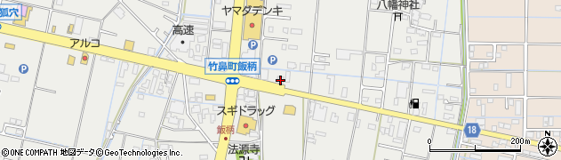 岐阜県羽島市竹鼻町飯柄164周辺の地図