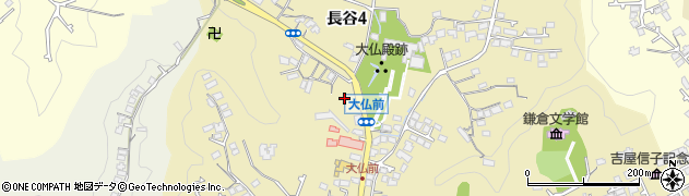 神奈川県道路公社大仏前駐車場周辺の地図