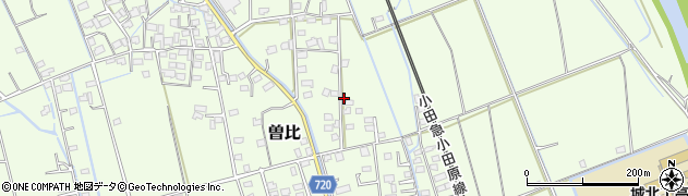 神奈川県小田原市曽比1469周辺の地図