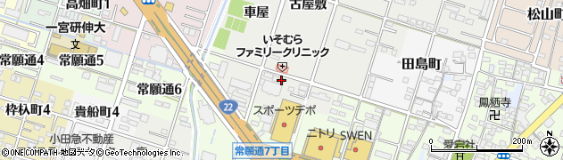 愛知県一宮市丹羽（古屋敷）周辺の地図