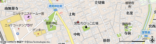 愛知県一宮市今伊勢町本神戸上町22周辺の地図