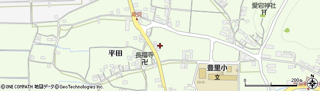 京都府綾部市栗町（タコラ田）周辺の地図