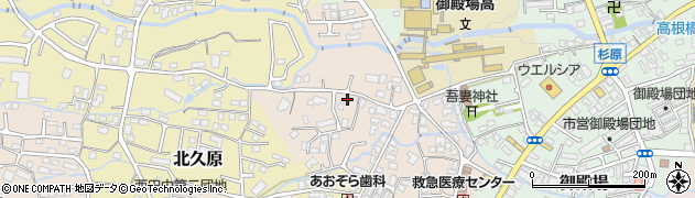 静岡県御殿場市西田中267周辺の地図