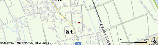 神奈川県小田原市曽比1445周辺の地図