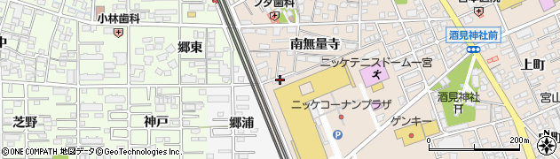 愛知県一宮市今伊勢町本神戸南新田周辺の地図