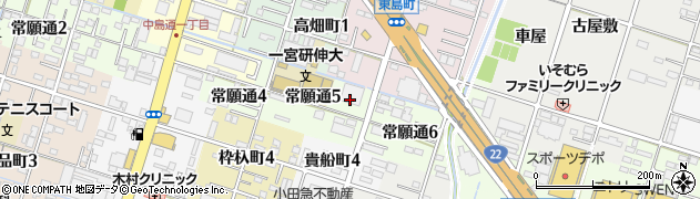 一宮紙原料株式会社周辺の地図