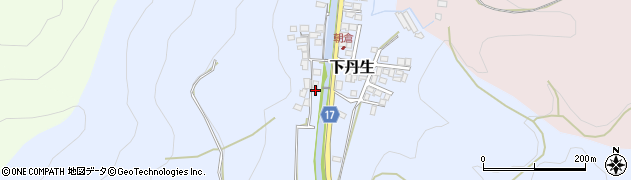 滋賀県米原市下丹生822周辺の地図
