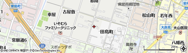 愛知県一宮市丹羽（山ノ子南）周辺の地図