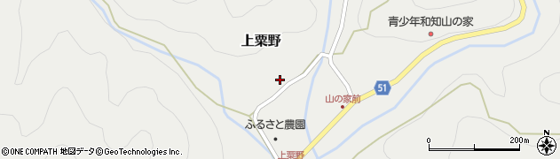京都府船井郡京丹波町上粟野ナコゼ周辺の地図