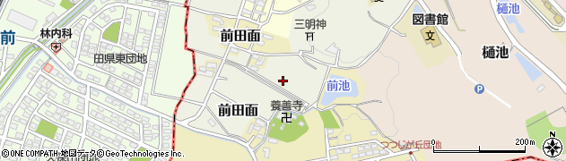 愛知県犬山市楽田内久保周辺の地図