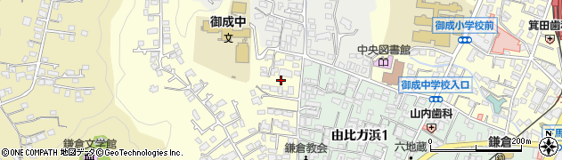 神奈川県鎌倉市笹目町周辺の地図
