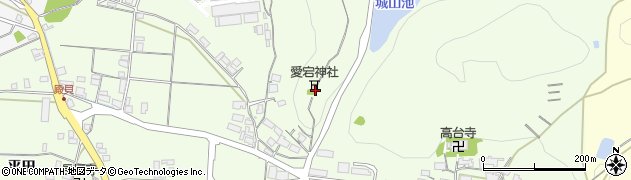 京都府綾部市栗町桧端周辺の地図