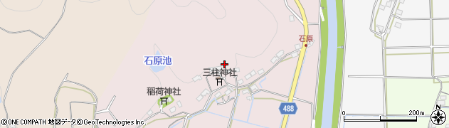 京都府綾部市石原町周辺の地図