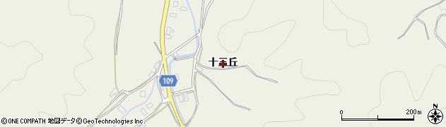 京都府福知山市十三丘周辺の地図
