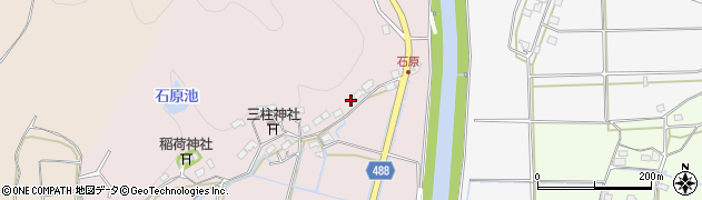 京都府綾部市石原町（長畑）周辺の地図