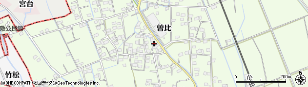 神奈川県小田原市曽比2707周辺の地図